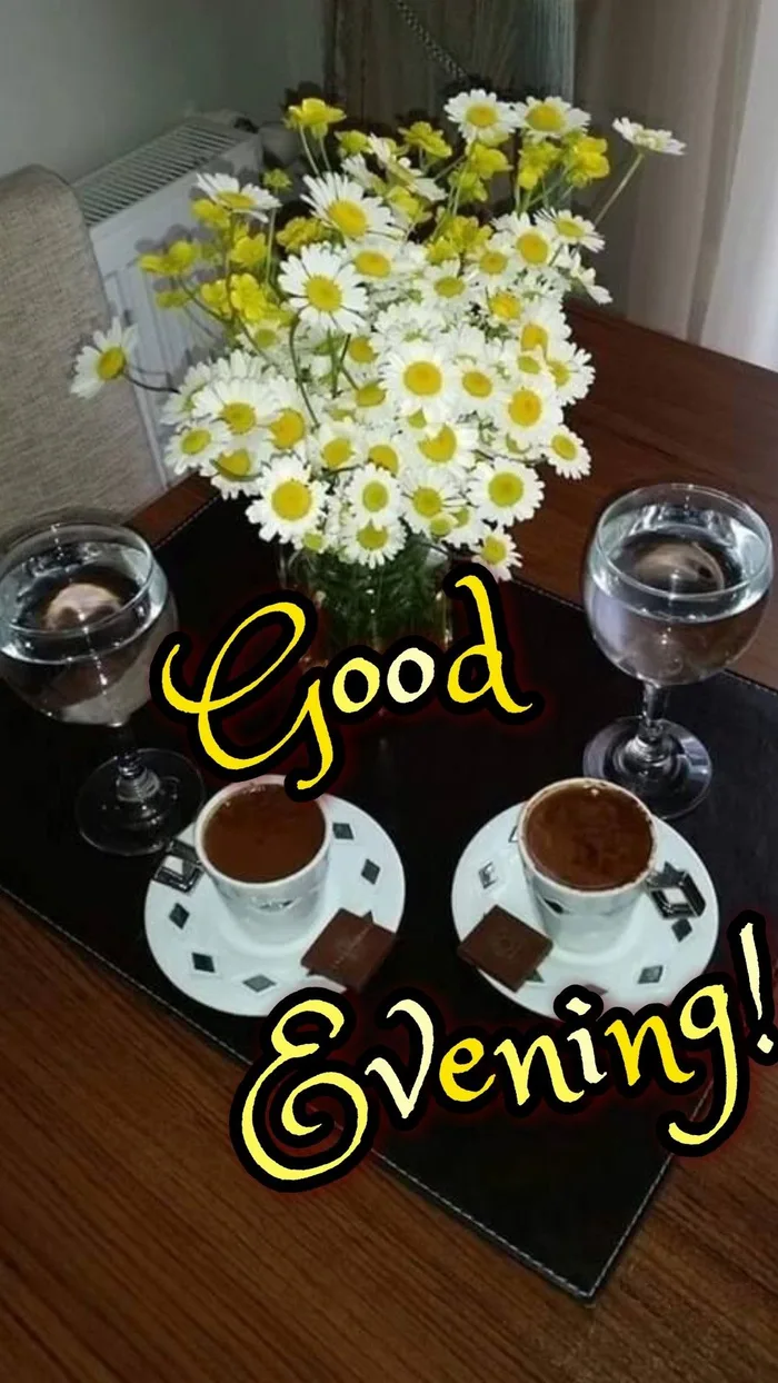 spiritual calm background with tea cup good evening photos