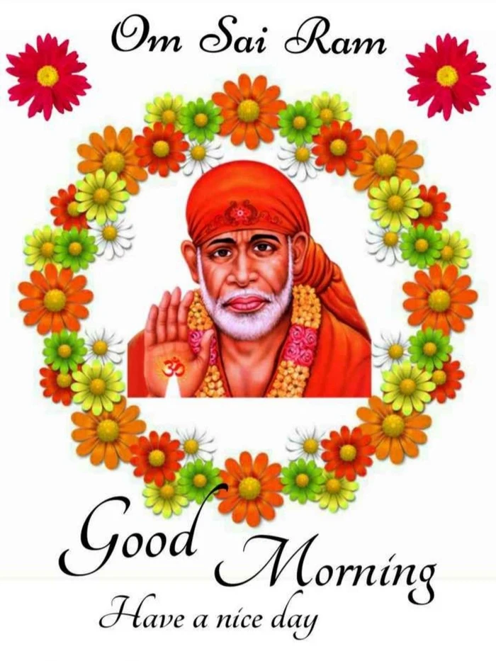 spiritual devotion sai baba hd wallpapers good morning