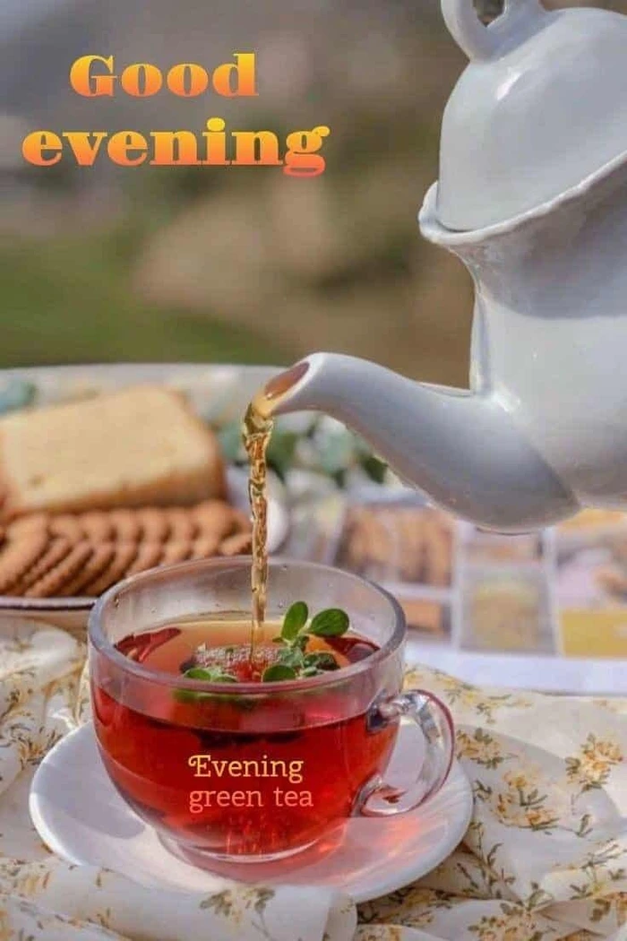 spiritual tea vibes hd good evening wallpaper gallery