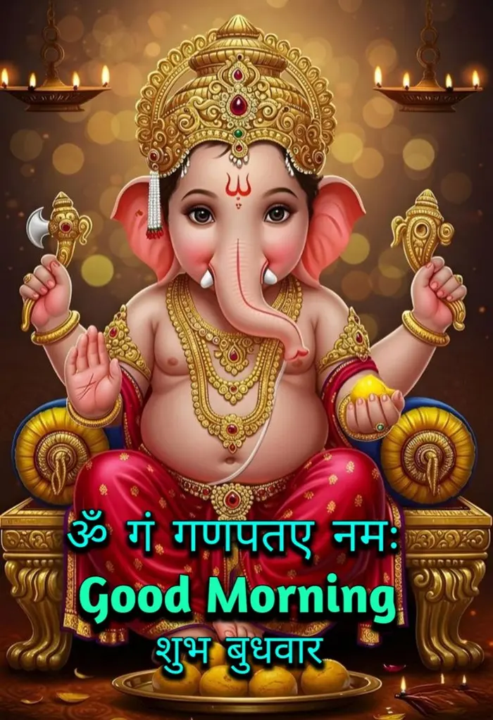 trending good morning ganesh images