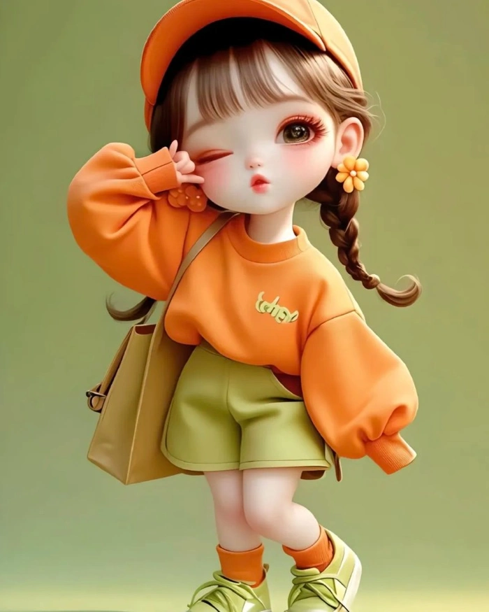 unique cartoon dp aesthetic