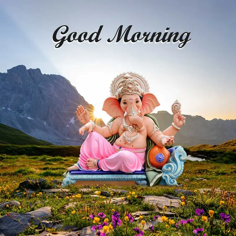 unique good morning god images in hindi