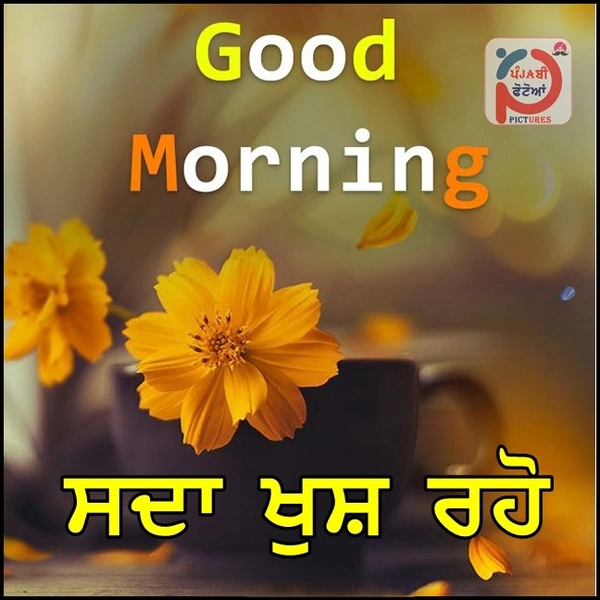 unique good morning images in punjabi