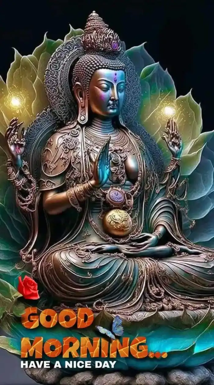 vbuddha good morning images in black and white