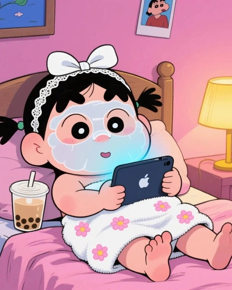whatsapp cartoon dp in low light
