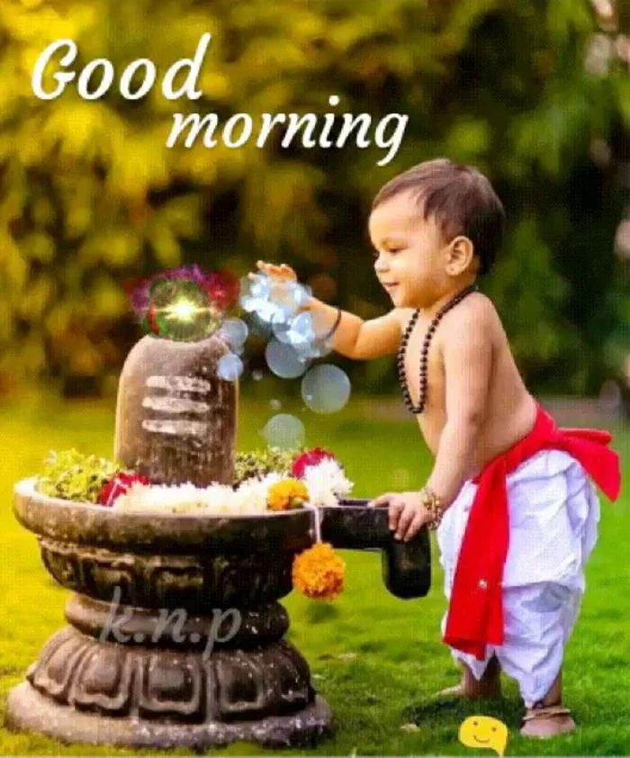 aesthetic good morning images with om namah shivaya