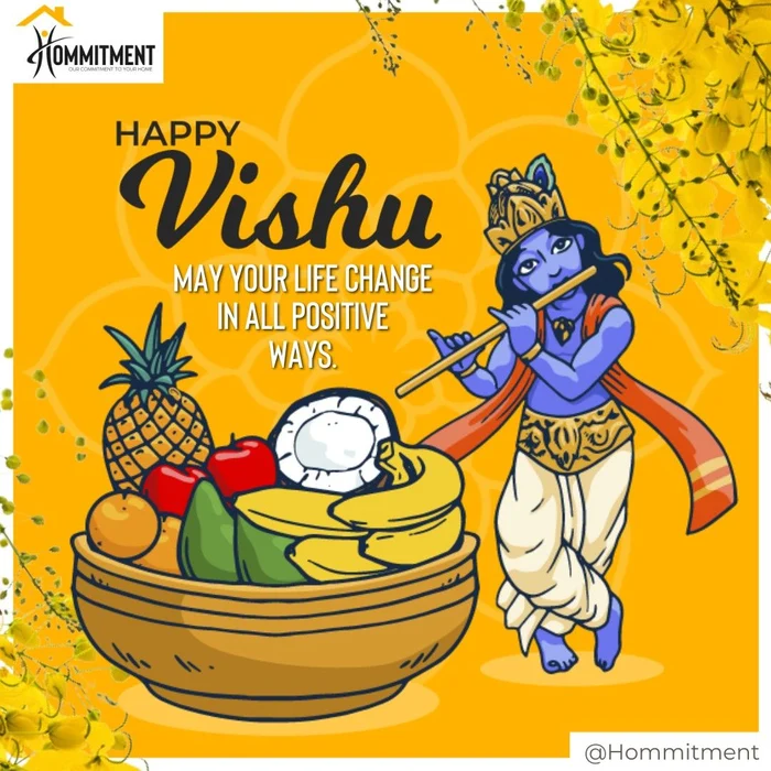 background happy vishu wishes images