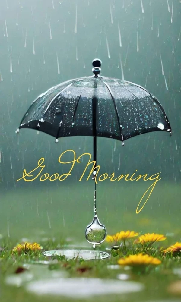 beautiful good morning images rain
