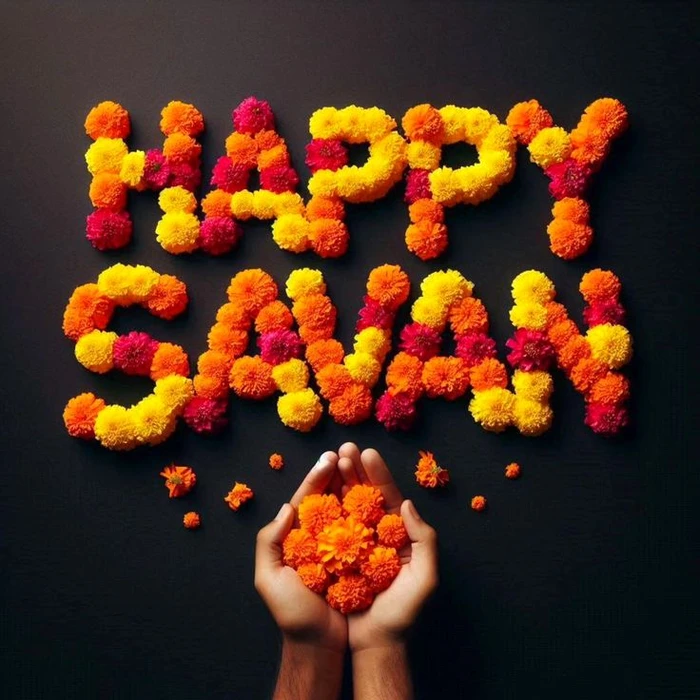 beautiful happy sawan image