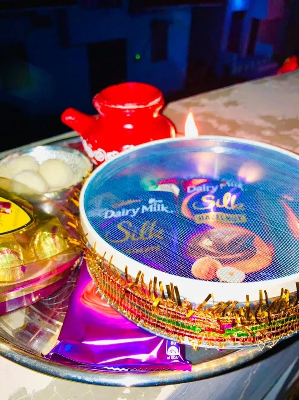 celebration happy karwa chauth images