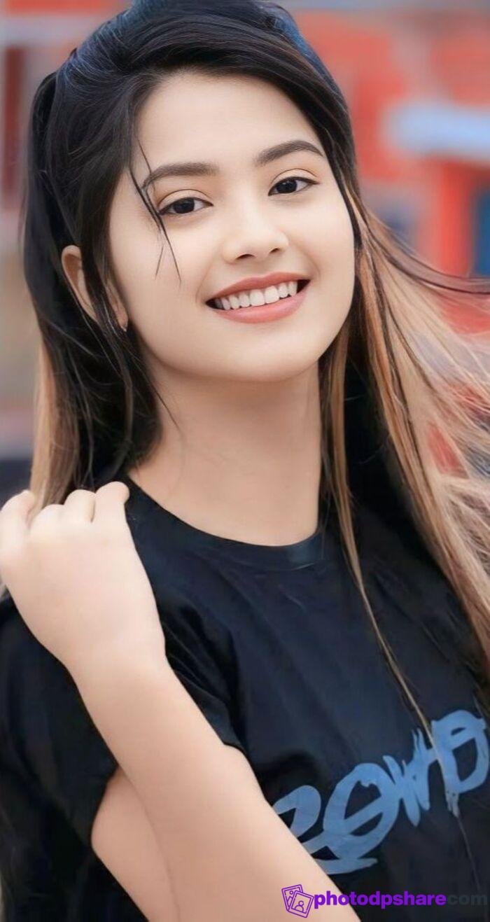 cute profile pic for girls photo