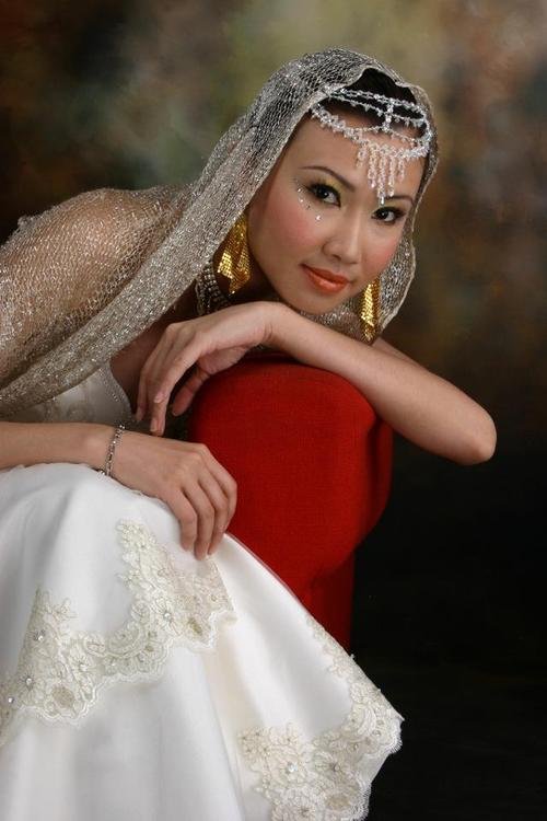 elegant hijab girl dp