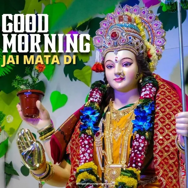 good morning jai mata di images wallpaper