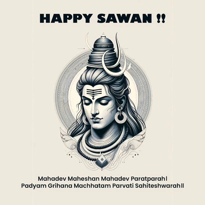 greetings happy sawan image
