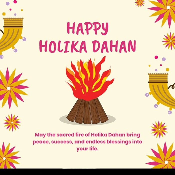 happy holika dahan image festival