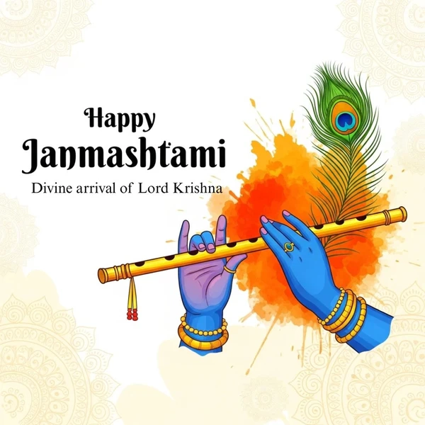 happy krishna janmashtami images wallpaper