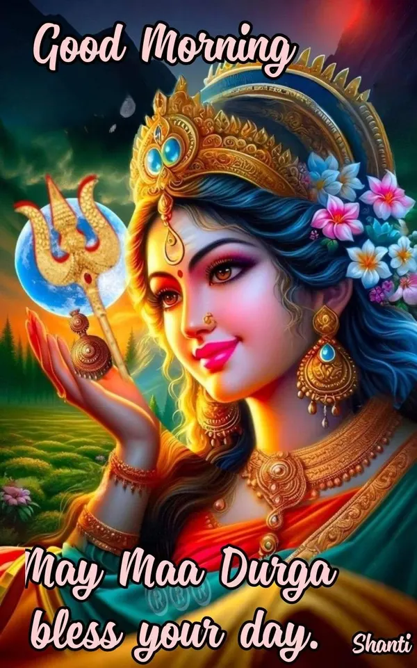 heart touching good morning jai mata di images