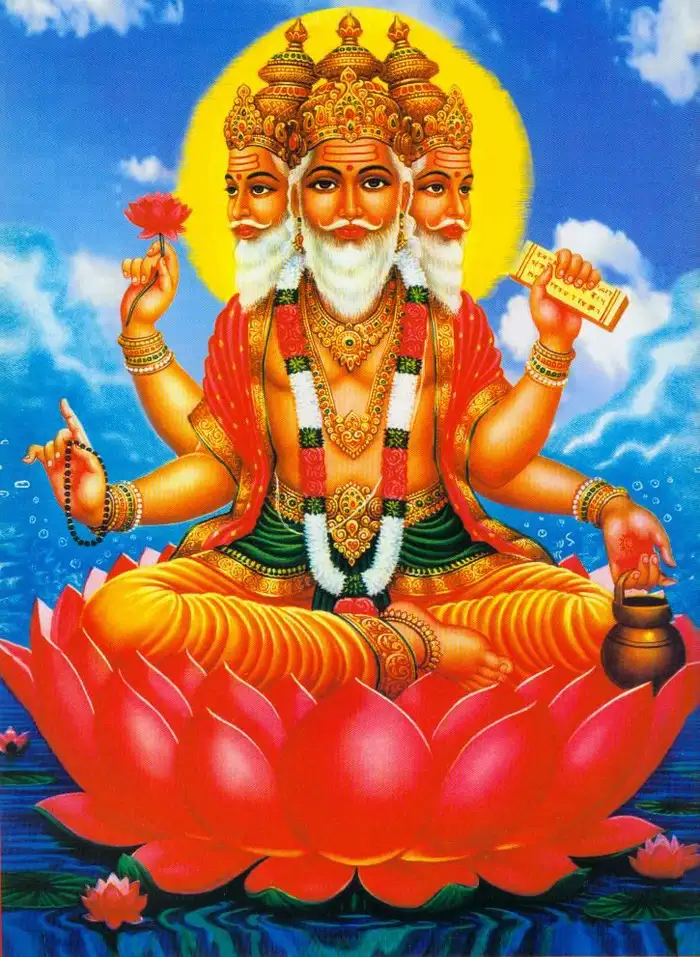 lord brahma images background