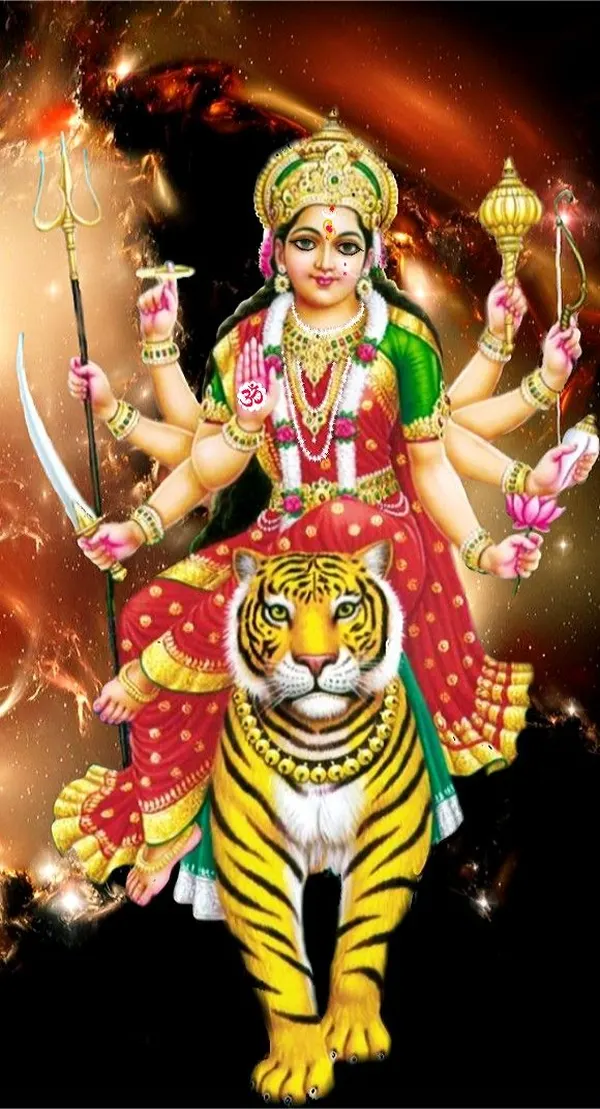 lord durga images background