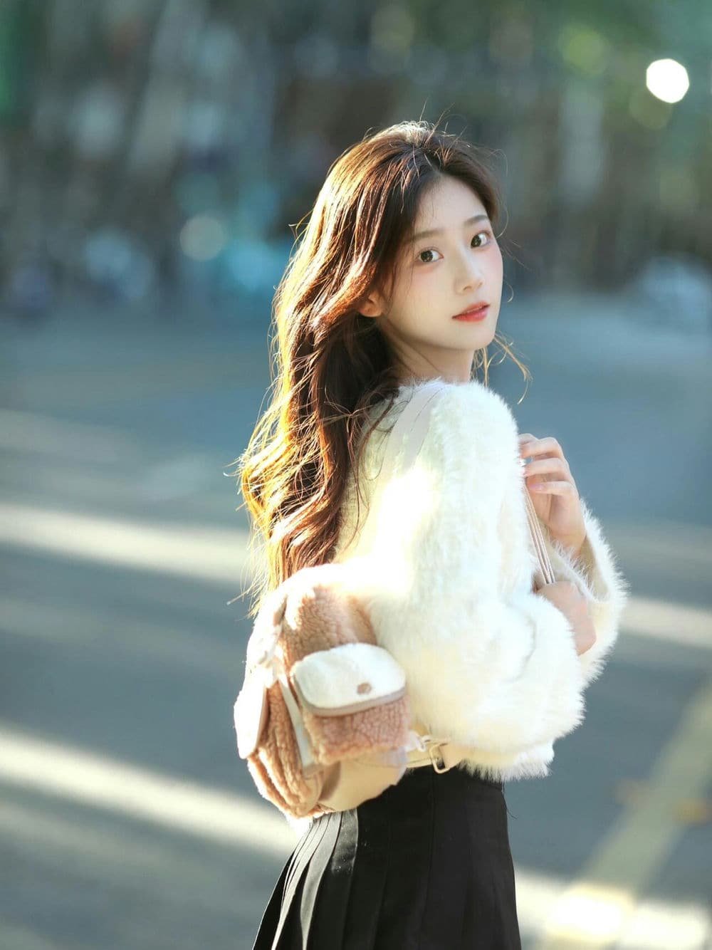 lovely cute girl portrait