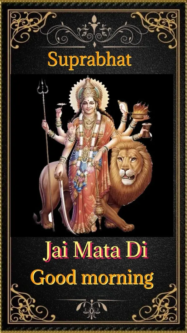 popular good morning jai mata di images
