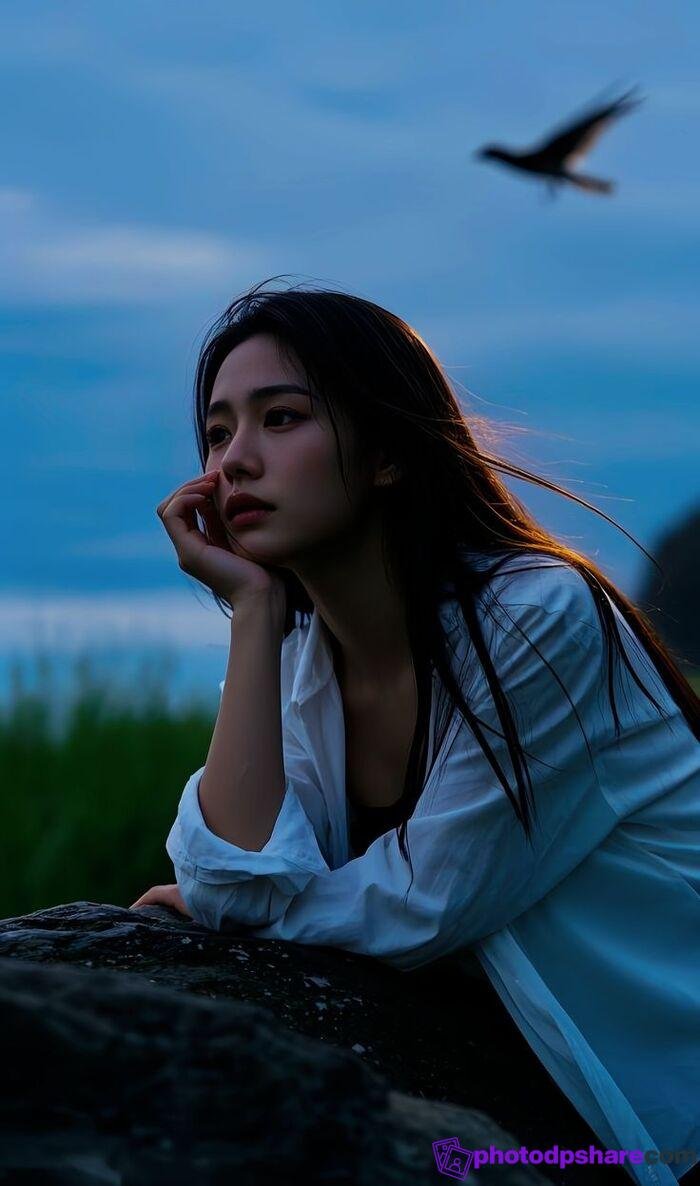 sad dp girl nice 4d full