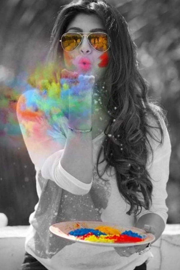 trending happy holi funny images