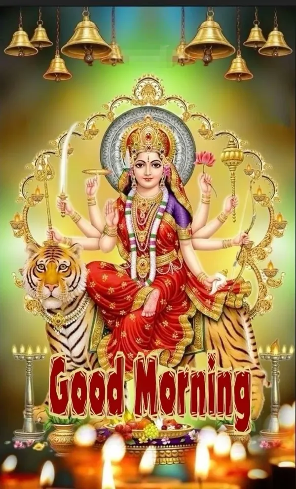 wonderful good morning jai mata di images