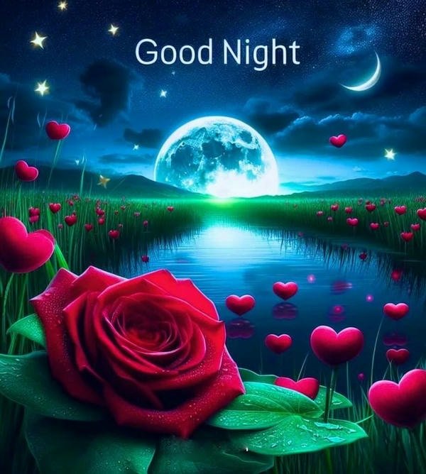aesthetic beautiful good night images