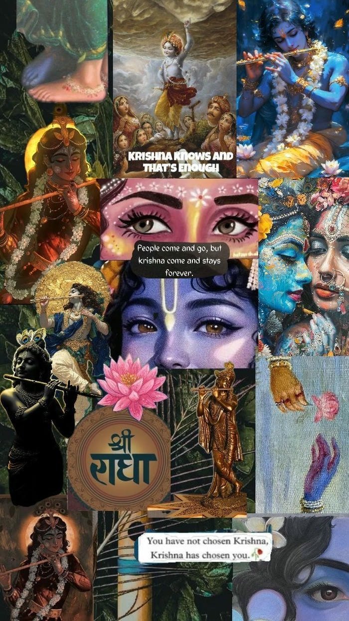 aesthetic radha krishna hd pic