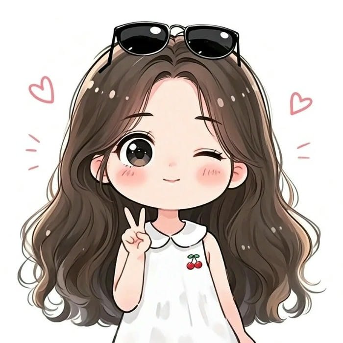 cool cute cartoon girl images for whatsapp dp