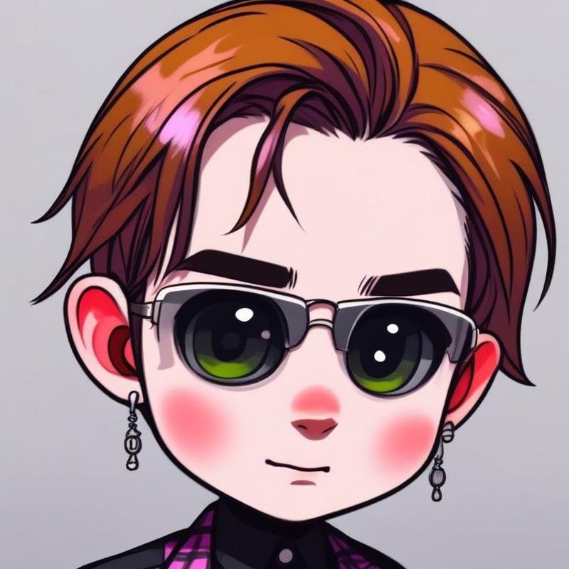 cute boy cartoon character