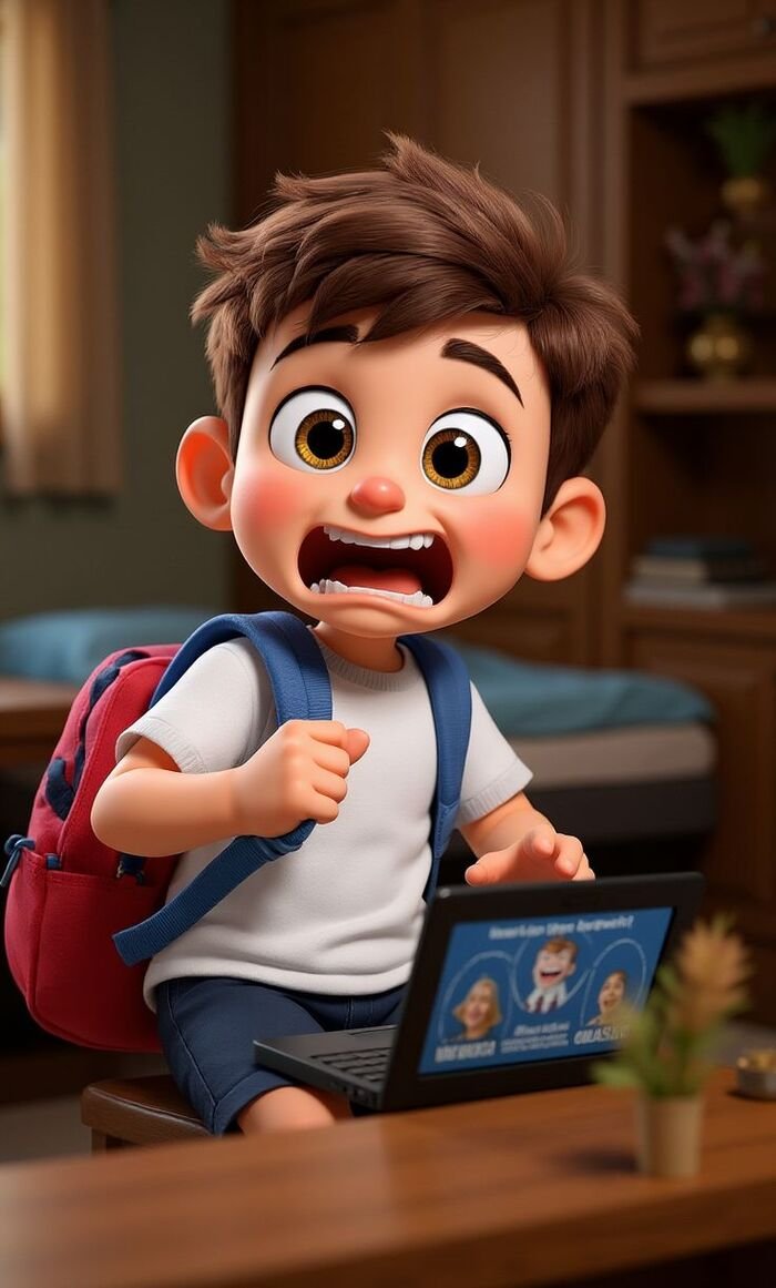 cute boy cartoon dp aethetics hd
