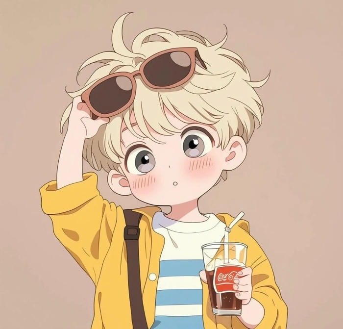 cute boy cartoon dp for profile picture