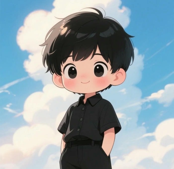 cute boy cartoon dp trending