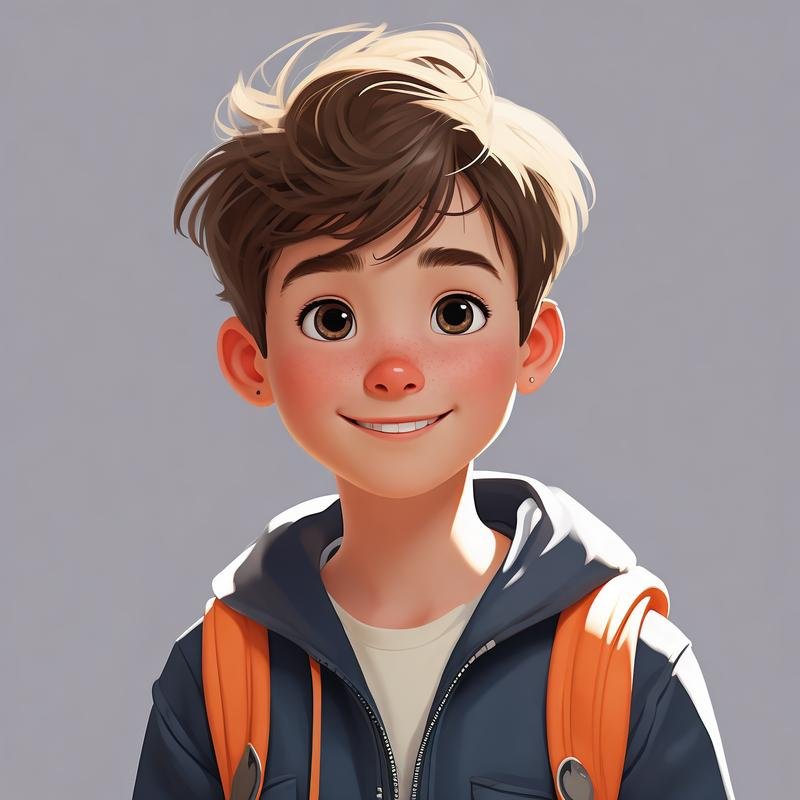 cute boy cartoon profile