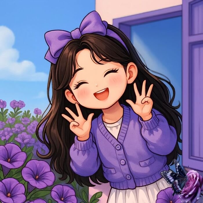 hd aethetic cute cartoon girl images for whatsapp dp hot