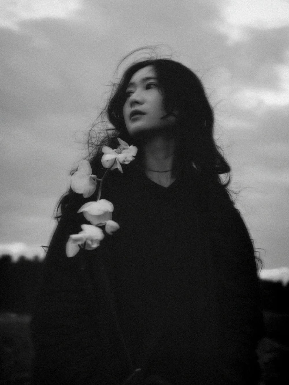 sad aesthetic girl alone