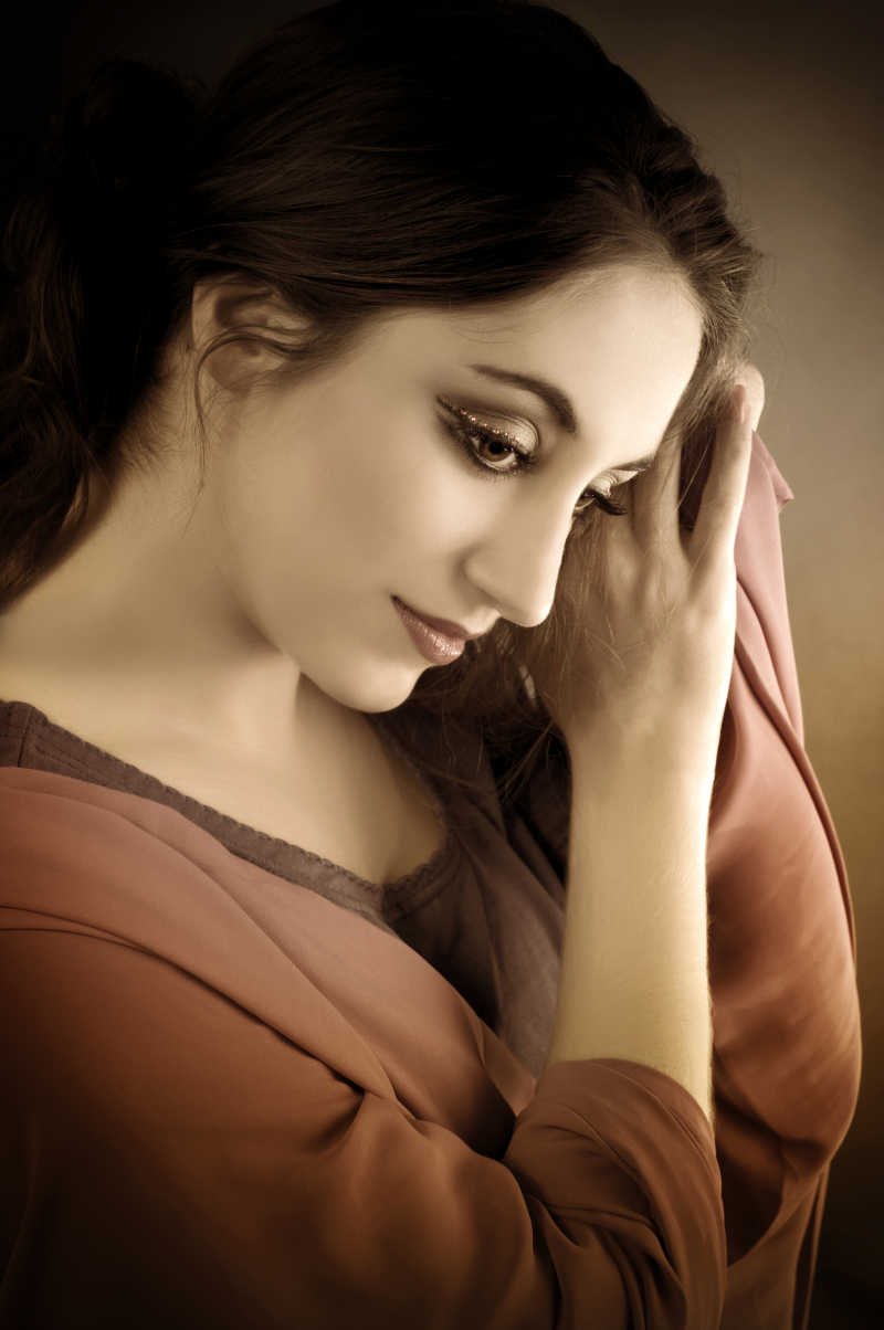 simple girl dp photo