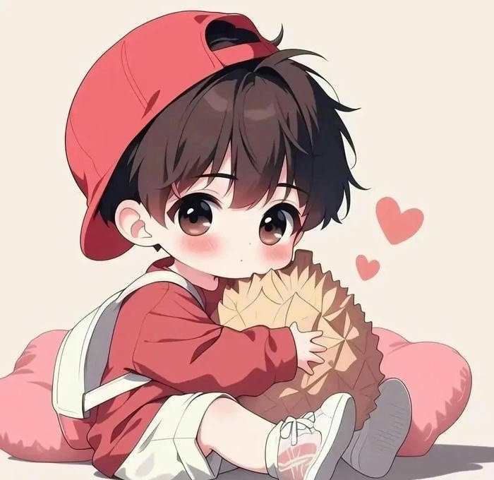 stylish cute boy dp cartoon