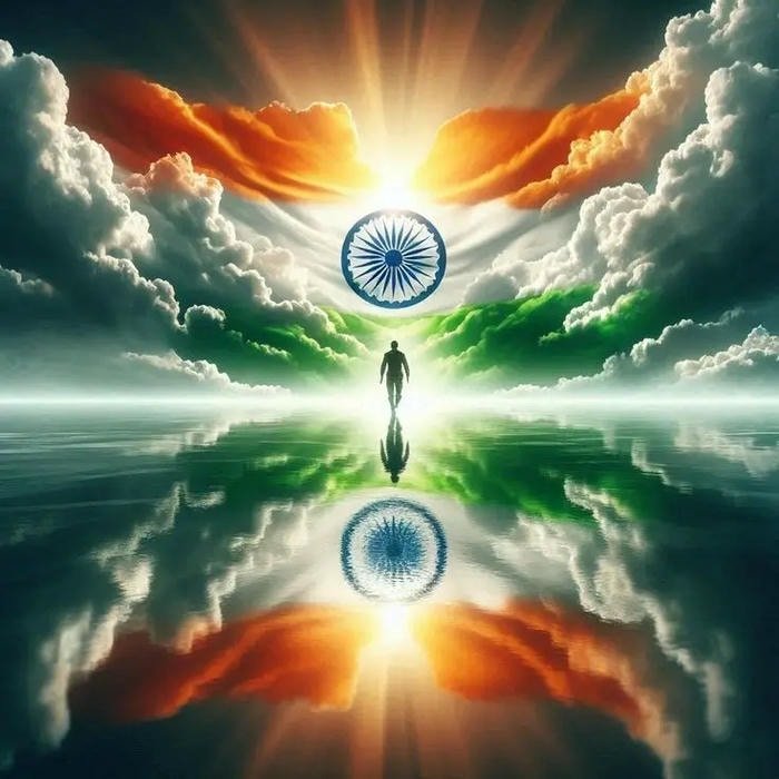 tiranga dp aesthetic vibe