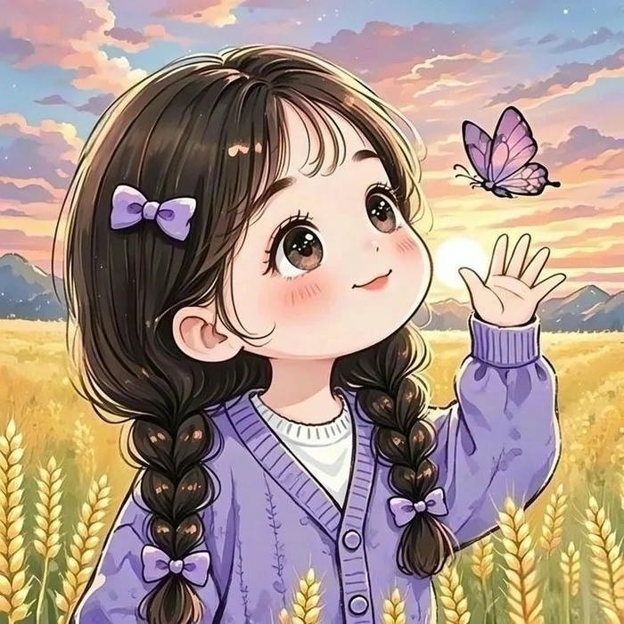 trendy cute cartoon girl photos for whatsapp dp