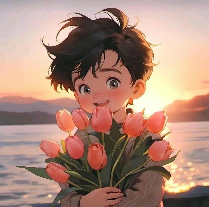 unique cartoon profile dp aesthetic