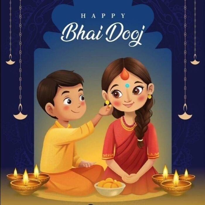 aethetics happy bhai dooj image full hd