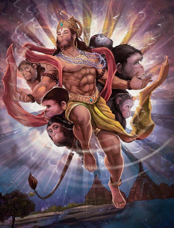 aethetics lord hanuman photo hd