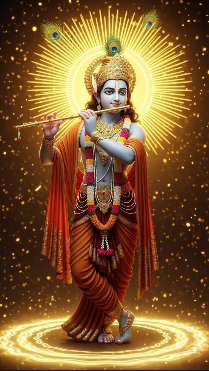 aethetics lord krishna 3d photo