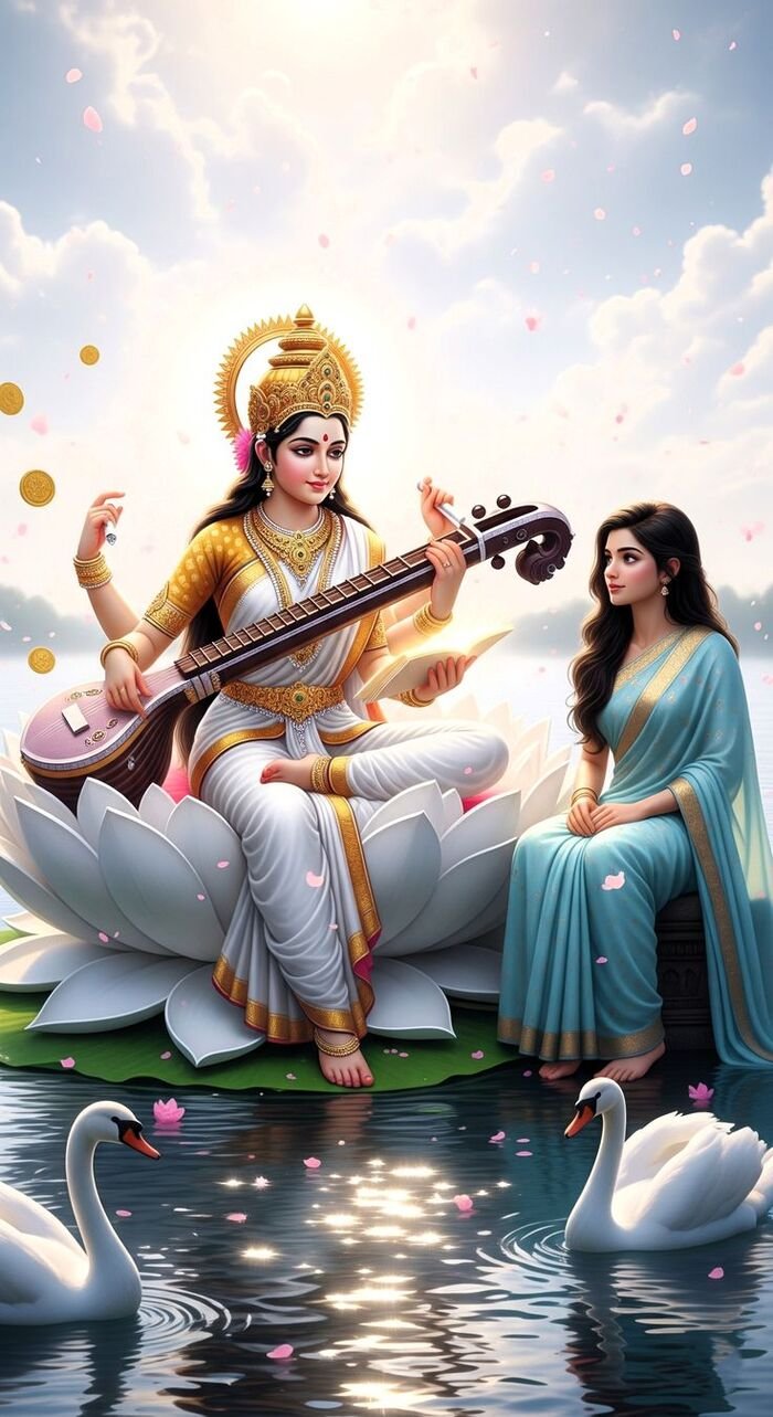 aethetics lord saraswati images hot hd