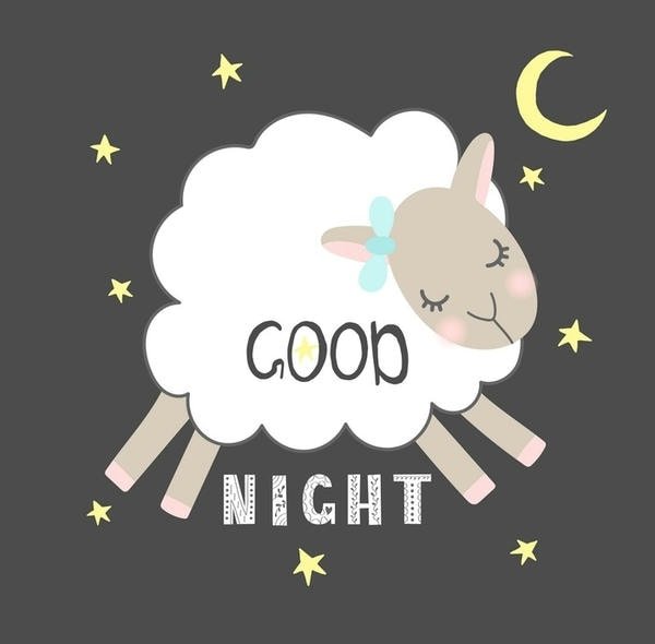 creative good night cartoon images