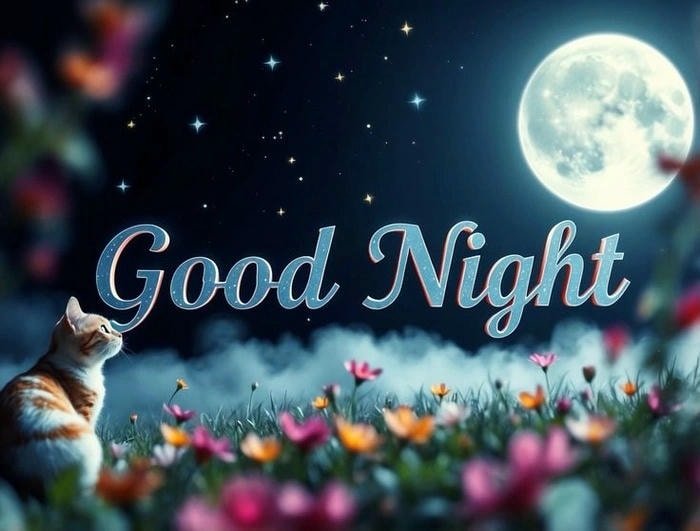 good night images for friends artistic style