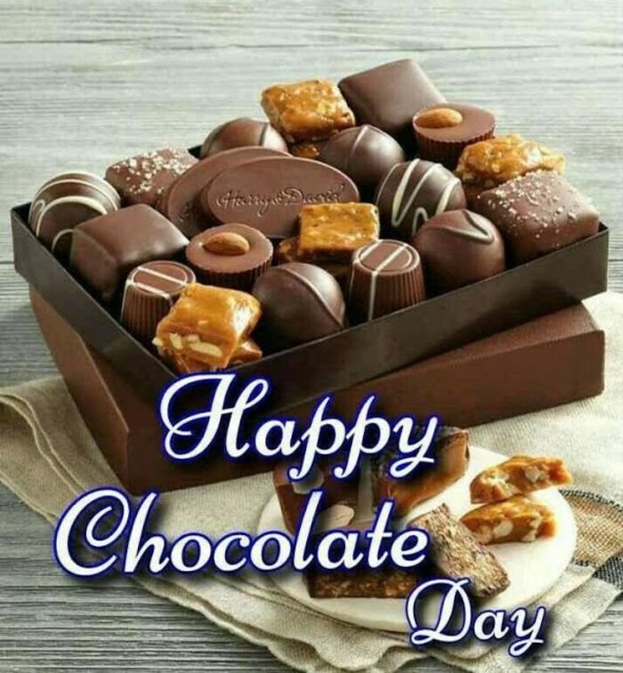 happy chocolate day image aethetics
